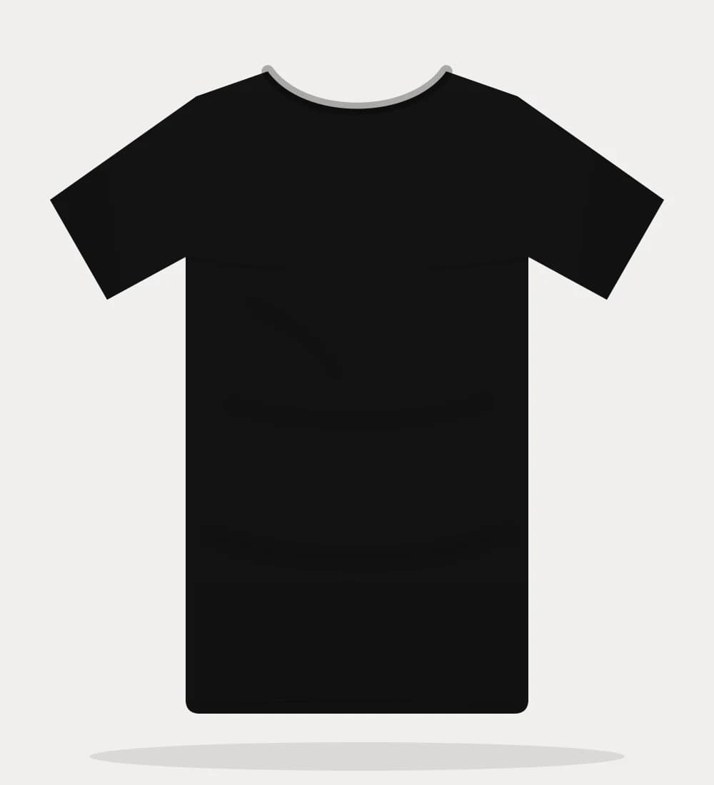 Classic Crew Tee — Black